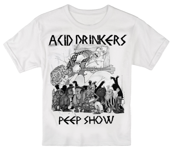 Acid Drinkers - Dziecięca koszulka Peep Show (biały)