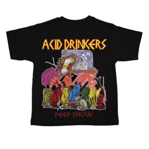 Acid Drinkers - Dziecięca koszulka Peep Show (czarny)