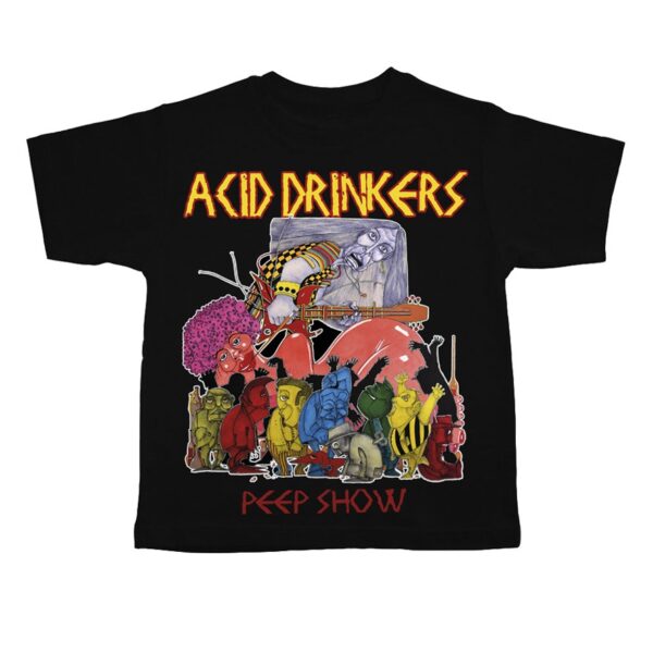 Acid Drinkers - Dziecięca koszulka Peep Show (czarny)