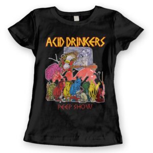Acid Drinkers - Peep Show T-shirt (damska czarna kolor)