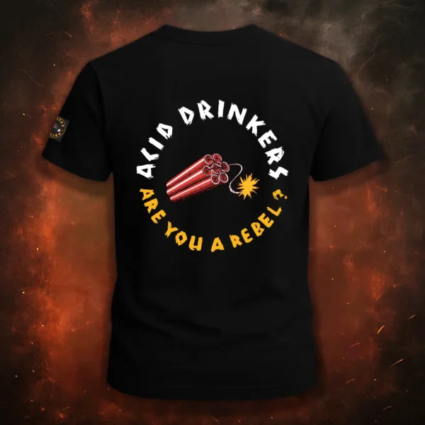 Koszulka Acid Drinkers - "Are You A Rebel?" (czarna)