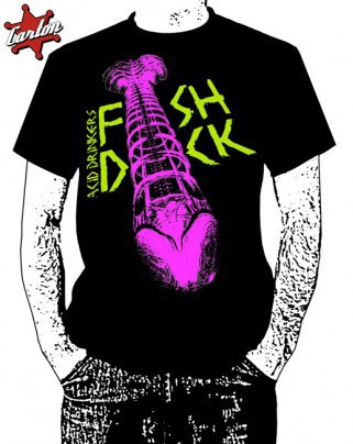 Koszulka Acid Drinkers - Fishdick pink
