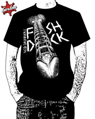 Koszulka Acid Drinkers - Fishdick white