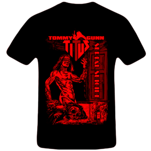 Koszulka Titus Tommy Gunn - Like there's no tomorrow - black/red