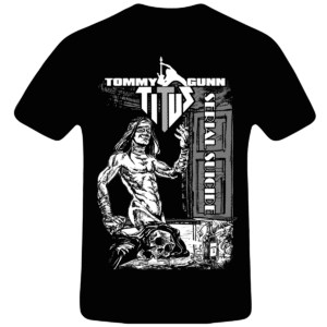 Koszulka Titus Tommy Gunn - Like there's no tomorrow - black/white