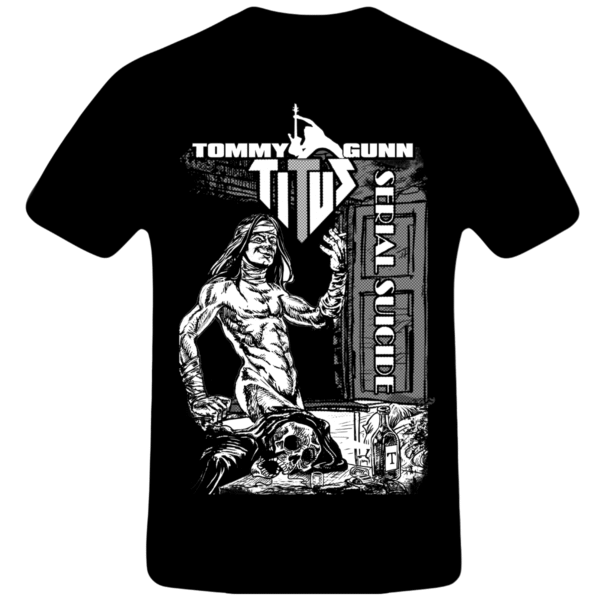 Koszulka Titus Tommy Gunn - Like there's no tomorrow - black/white