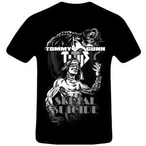 Koszulka Titus Tommy Gunn - The Last Line - black/white
