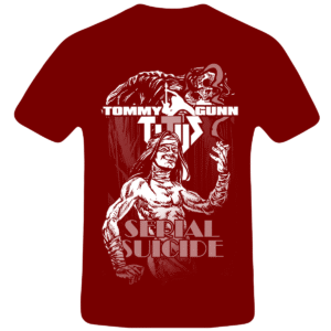 Koszulka Titus Tommy Gunn - The Last Line - red/white