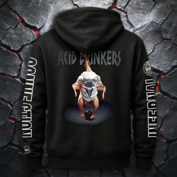 Rozpinana bluza Acid Drinkers "Infernal Connection" (czarna)