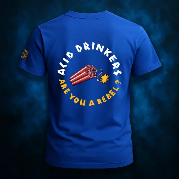 koszulka-acid-drinkers-are-you-a-rebel-niebieska-tyl-p Koszulka Acid Drinkers - "Are You A Rebel?" (niebieska)