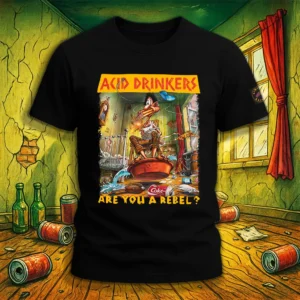 koszulka-acid-drinkers-are-you-a-rebel-czarna-przod-n Koszulka Acid Drinkers - "Are You A Rebel?" (czarna)