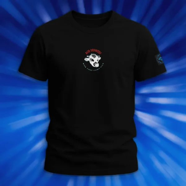Koszulka Acid Drinkers – „High Proof Cosmic Milk” (czarna)