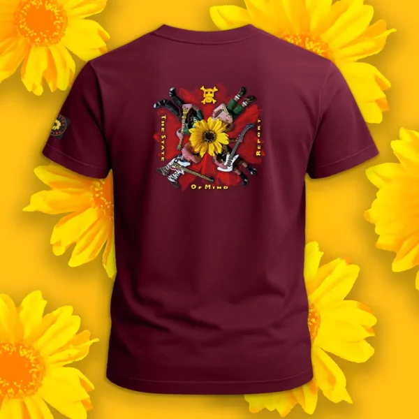 Koszulka Acid Drinkers – „The State Of Mind Report” (bordowa)