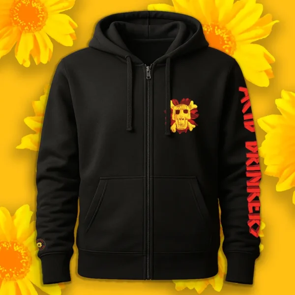 Rozpinana bluza Acid Drinkers – „The State Of Mind Report” (czarna)