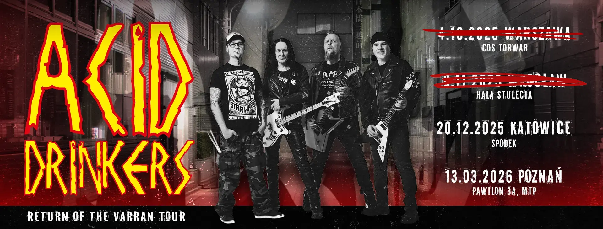 Acid Drinkers – Trasa Promo Banner