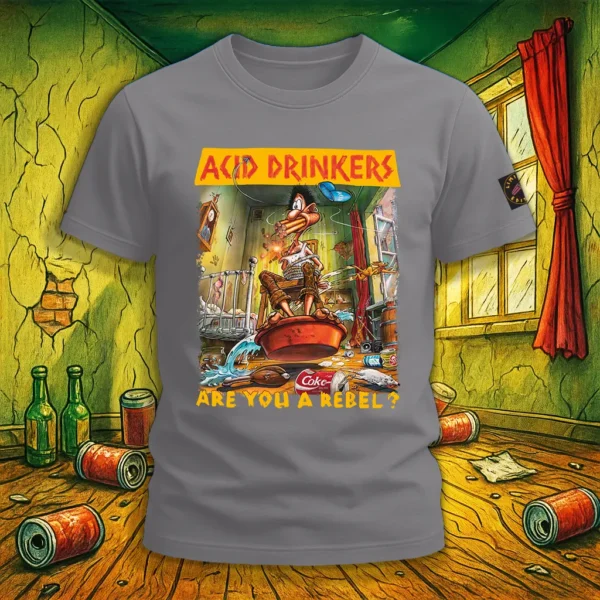 Koszulka Acid Drinkers - "Are You A Rebel?" (szara)