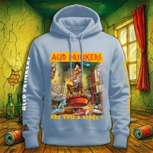 Bluza Acid Drinkers - „Are You A Rebel?” (jasnoniebieska)